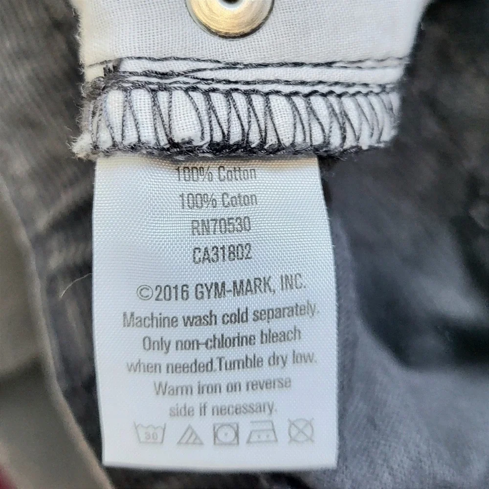 Crazy 8 Boys Dark Grey Corduroy Rocker Straight Leg Adjustable Waist Pants 7 NEW